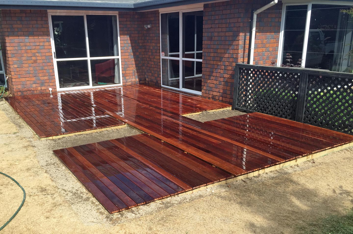  Deck. Kwila Garden Install  